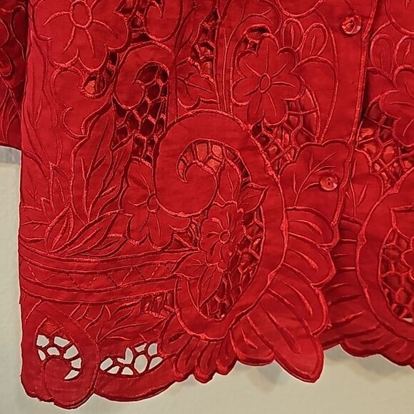 Lino usa eyelet jacket xl - Picture 3 of 10